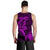 Hawaii Men Tank Top Shark and Turtle Mix Kakau Purple LT9 - Polynesian Pride