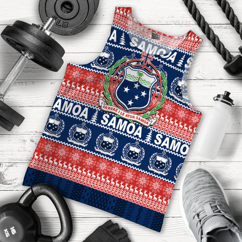 Samoa Christmas Men Tank Top 2022 LT6 - Polynesian Pride