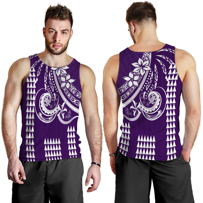 Kakau Hawaiian Polynesian Men Tank Top Purple LT6 - Polynesian Pride