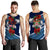 Fiji Patterns With Hibiscus Men Tank Top LT6 - Polynesian Pride