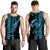 Hawaii Polynesian Warrior Kakau Men Tank Top-Blue LT6 - Polynesian Pride