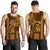 Hawaii High School- Mililani Men Tank Top Mix Kakau LT6 Yellow - Polynesian Pride