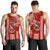 Hawaii High School- Kalani Men Tank Top Mix Kakau LT6 Red - Polynesian Pride