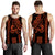 Kakau Hawaiian Polynesian Men Tank Top Orange LT6 - Polynesian Pride