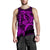 Hawaii Men Tank Top Shark and Turtle Mix Kakau Purple LT9 Purple - Polynesian Pride