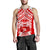 Tonga Rugby Sevens Men Tank Top Coat of Arms Tribal Polynesian Pattern LT9 Red - Polynesian Pride