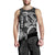 Hawaii Men Tank Top Shark and Turtle Mix Kakau LT9 Black - Polynesian Pride