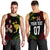 Personalised Aussie Kangaroos Mix Mate Maa Tonga Men Tank Top Aboriginal with Kupesi LT7 - Polynesian Pride