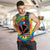 (Custom Personalised) Hawaii Rainbow Tie Dye Men Tank Top Flowers Polynesian Hawaiian Tribal LT13 - Polynesian Pride