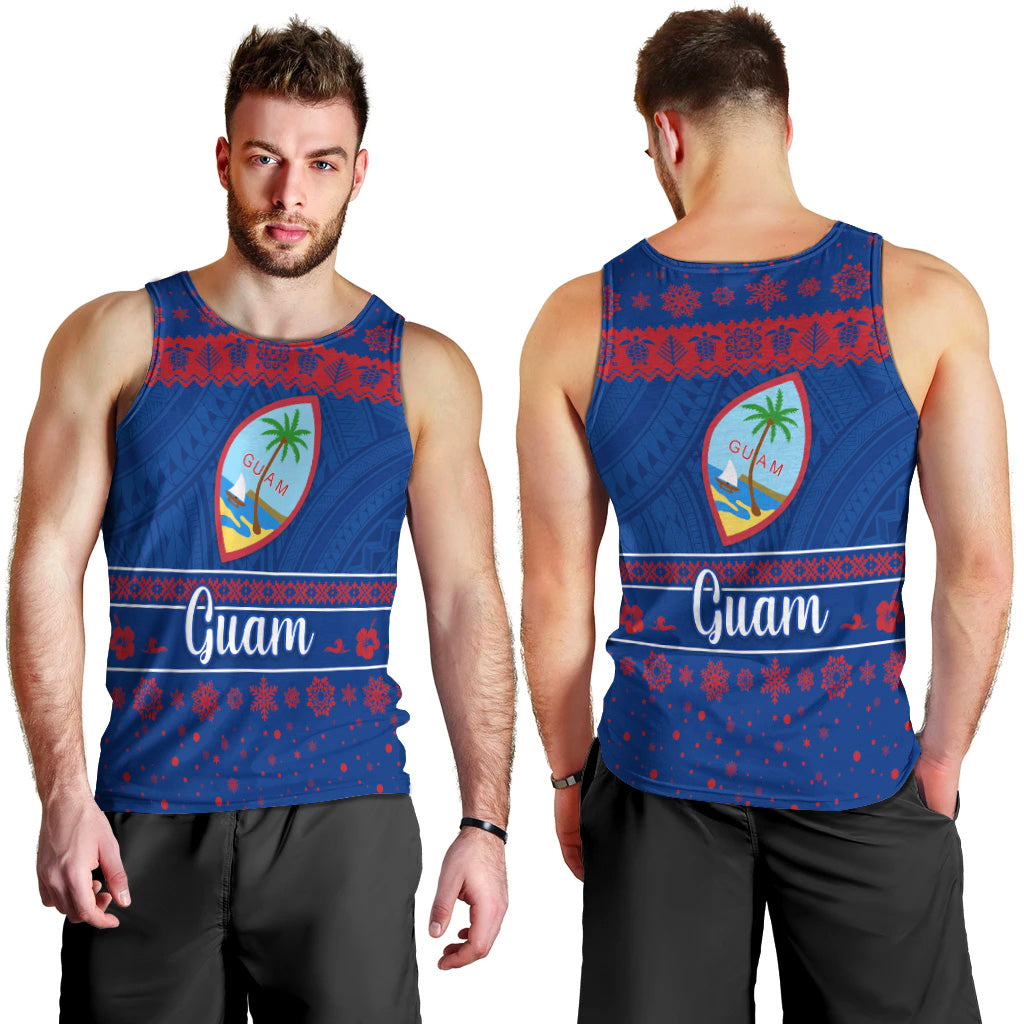 Guam Christmas Men Tank Top Simple Style LT8 - Polynesian Pride