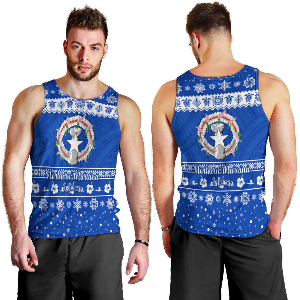 Northern Mariana Islands Christmas Men Tank Top Simple Style LT8 - Polynesian Pride