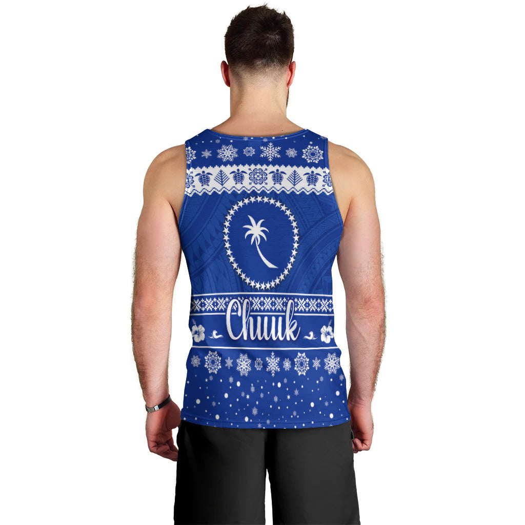 FSM Chuuk Christmas Men Tank Top Simple Style LT8 - Polynesian Pride