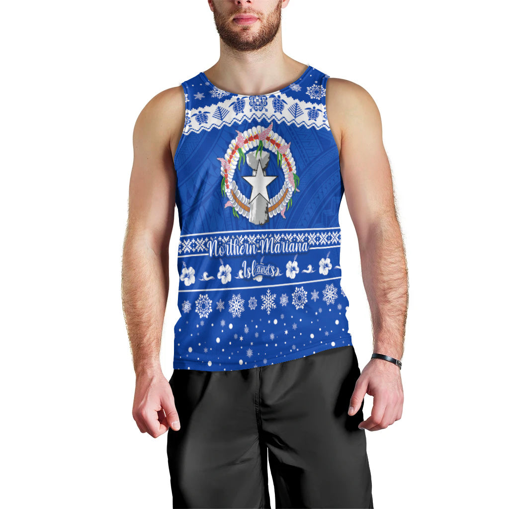 Northern Mariana Islands Christmas Men Tank Top Simple Style LT8 - Polynesian Pride
