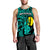 New Caledonia Men's Tank Top Turquoise Color LT6 - Polynesian Pride