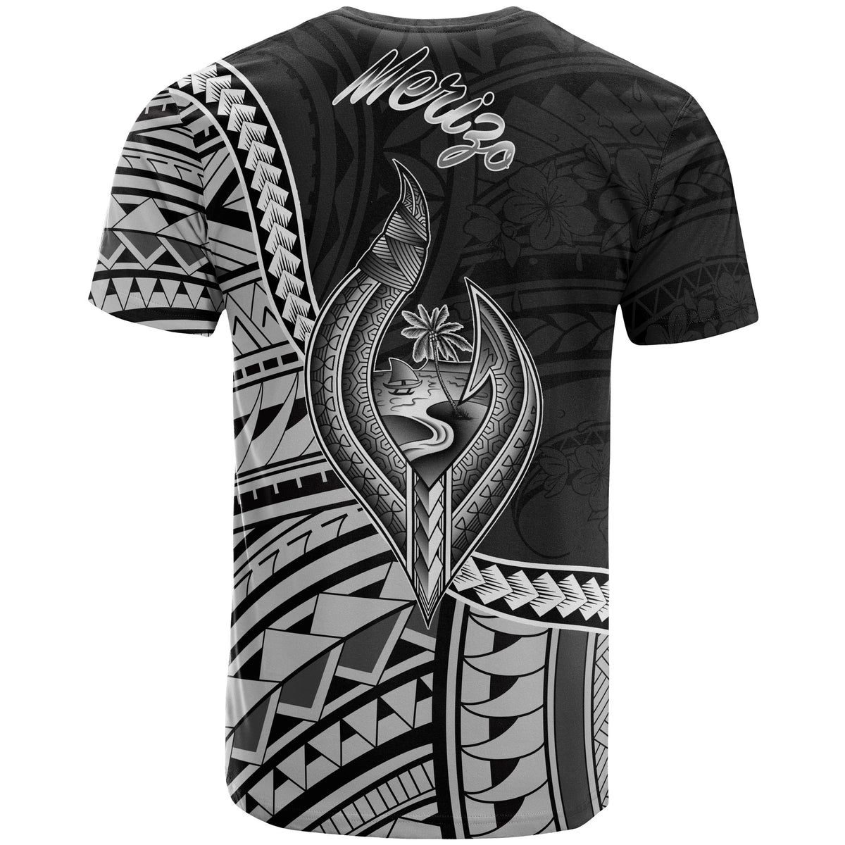 Guam T Shirt Merizo Polynesian Patterns - Polynesian Pride