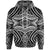 Micronesia All Over Hoodie Micronesian Pattern Unisex Black - Polynesian Pride