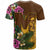 Hawaii Custom T Shirt Mililani Trojan High School Hawaiian Tropical Flowers T Shirt LT10 - Polynesian Pride