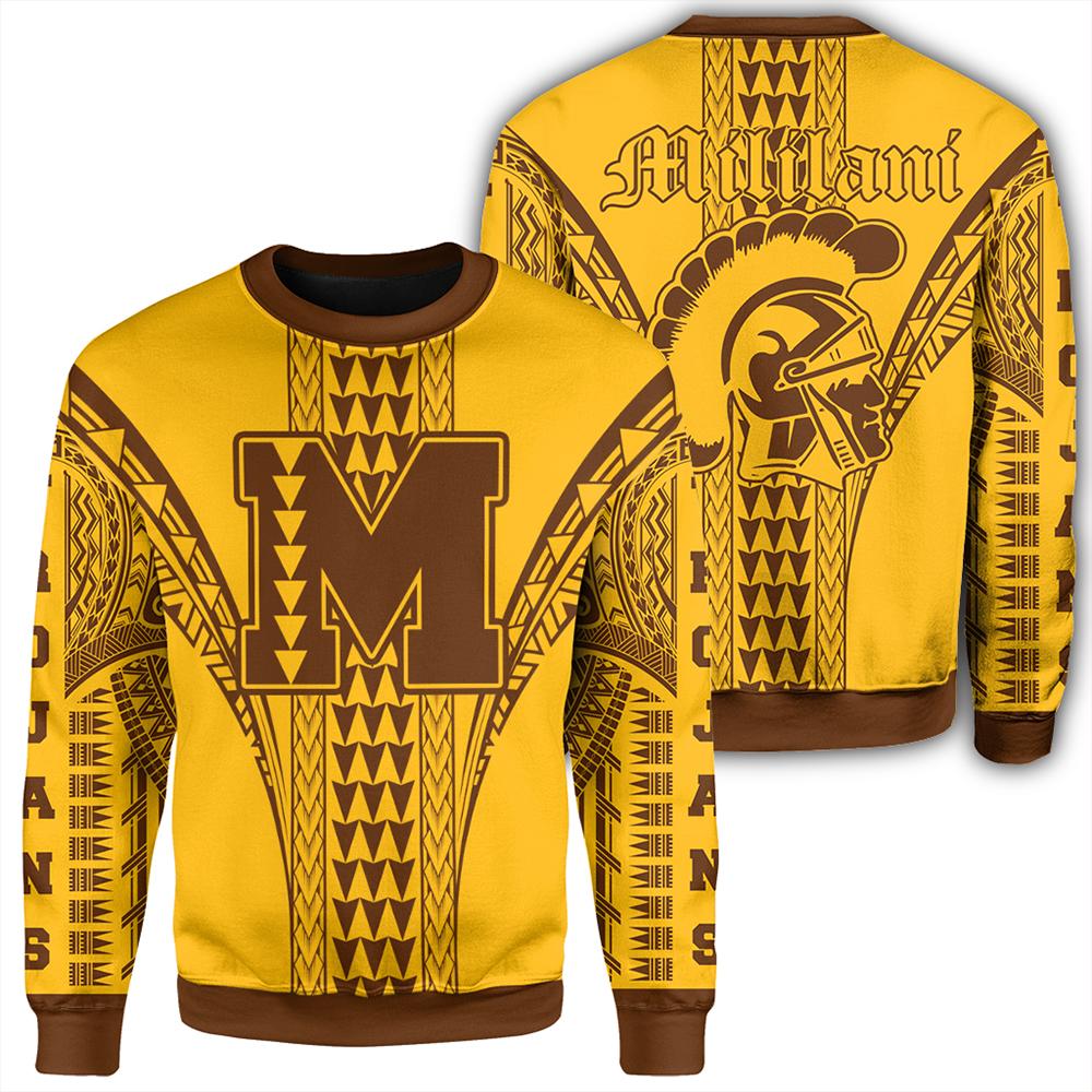 Hawaii - Mililani High Sweatshirt - AH Unisex Gold - Polynesian Pride