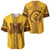 Hawaii Baseball Jersey - Mililani High Baseball Jersey Shirt AH Gold - Polynesian Pride