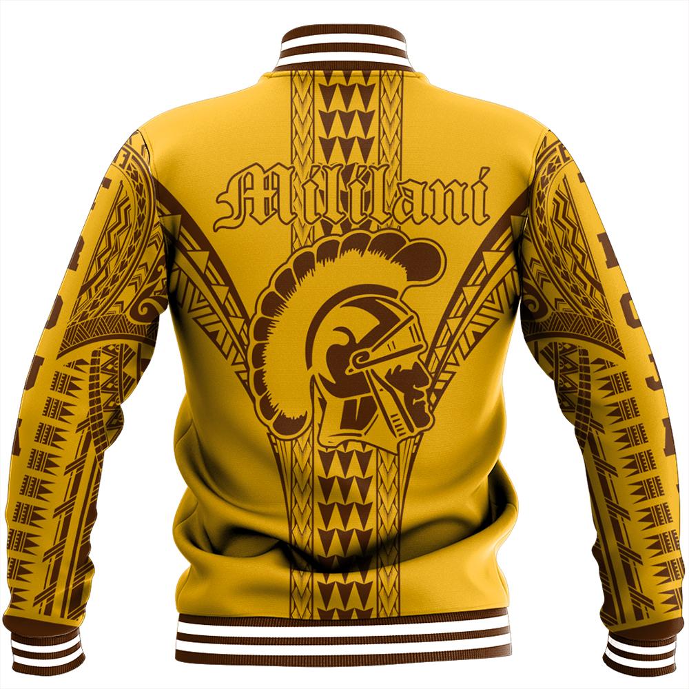Hawaii Baseball Jacket - Mililani High Baseball Jacket - AH - Polynesian Pride