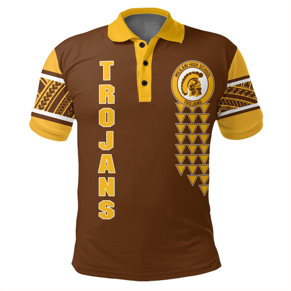 Custom Hawaii Polo Shirt Mililani High Custom Your Class Polo Shirt - Polynesian Pride