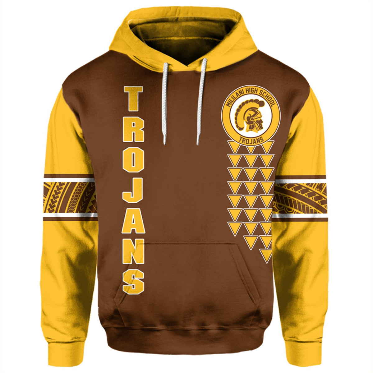 Custom Hawaii Hoodie Mililani High Custom Your Class Pullover Hoodie - Polynesian Pride