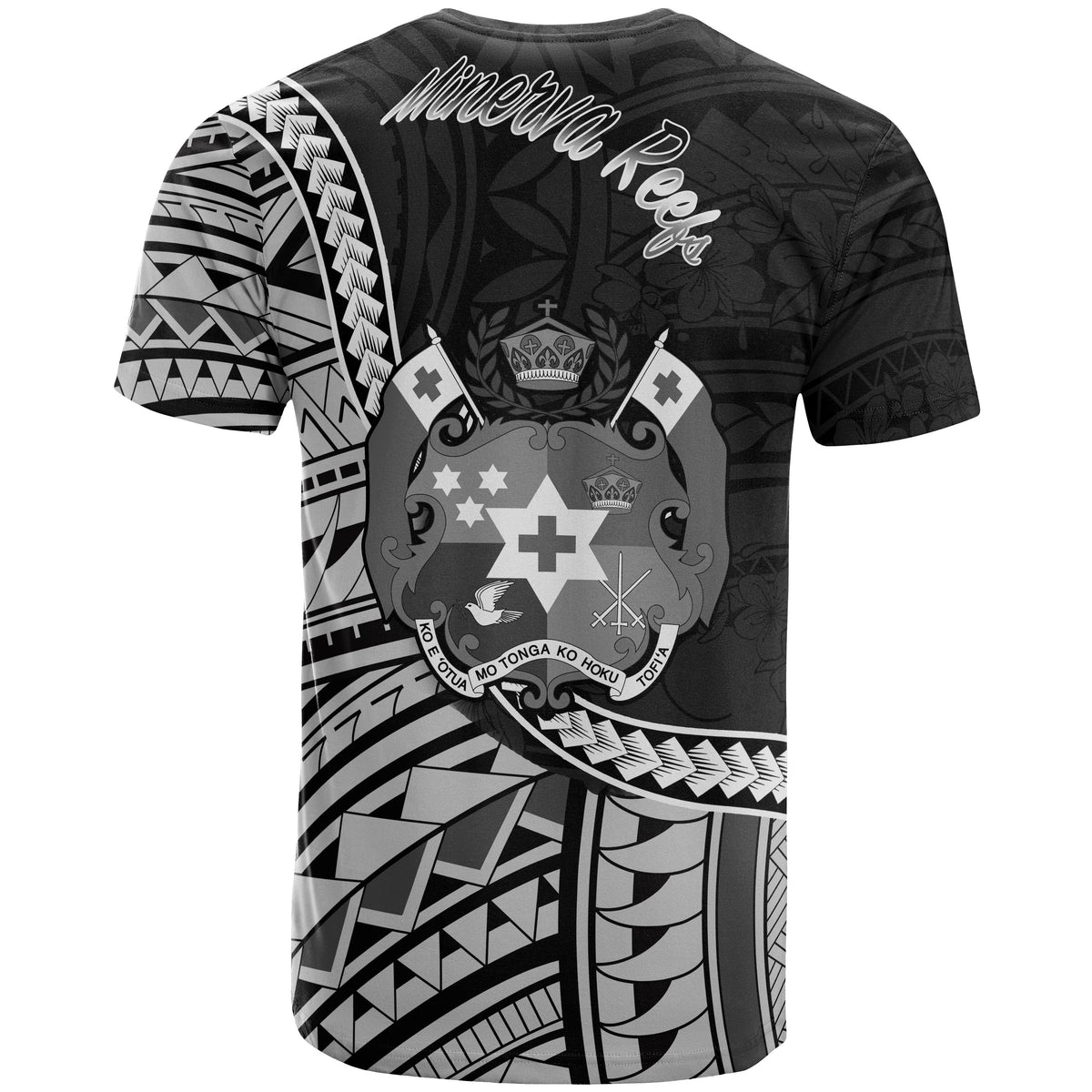 Tonga T Shirt Minerva Reefs Polynesian Patterns - Polynesian Pride