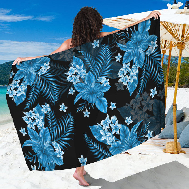 Hawaii Summer Colorful Sarong Light Blue LT6 One Size Blue - Polynesian Pride