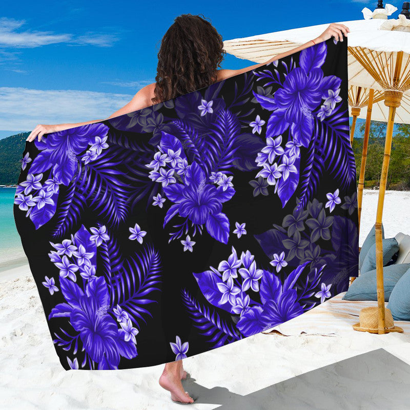 Hawaii Summer Colorful Sarong Dark Blue LT6 One Size Blue - Polynesian Pride