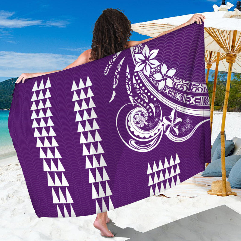 Kakau Hawaiian Polynesian Sarong Purple LT6 One Size Purple - Polynesian Pride