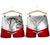 Tongan Soldiers Beach Shorts Tonga Patterns Style LT6 Red - Polynesian Pride