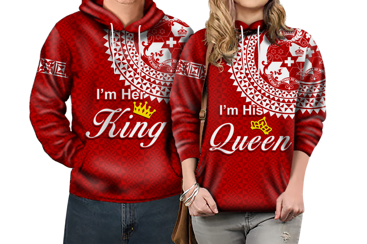 Valentine Day Tonga Couple Love Hoodie Tongan Turtle LT12 - Polynesian Pride