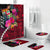 Fiji Bathroom Set Polynesian With Hibiscus No.2 LT6 Red - Polynesian Pride