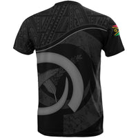 Vanuatu T Shirt Vanuatuan Flag Black A02 - Polynesian Pride