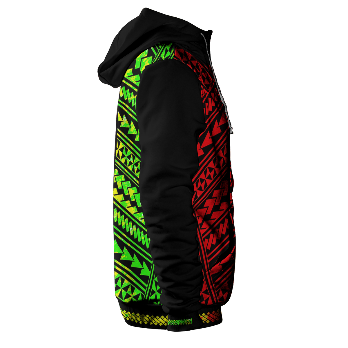 Pohnpei Hoodie Micronesian Portion Reggae Version - Polynesian Pride