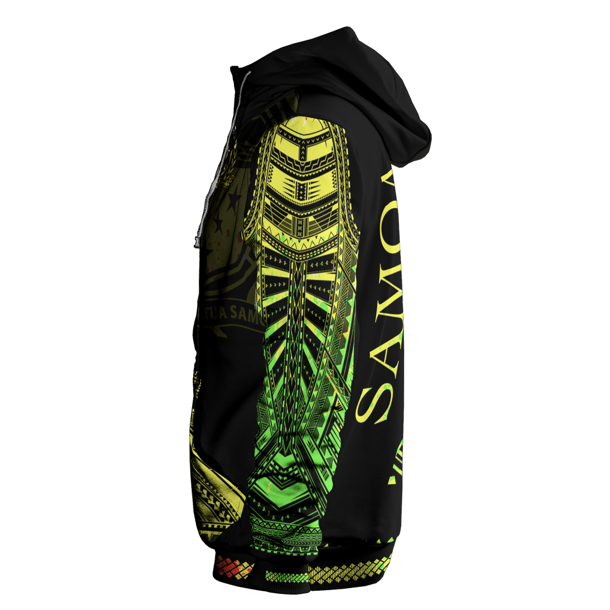 Samoa Hoodie Polynesian Portion Reggae Version - Polynesian Pride