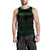 Hawaiian Kanaka Map Polynesian Molokai Men's Tank Top - Green - Brad Style - AH - Polynesian Pride