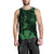 Hawaiian King Kanaka Map Polynesian Molokai Men's Tank Top - Green - Hala Style - AH - Polynesian Pride