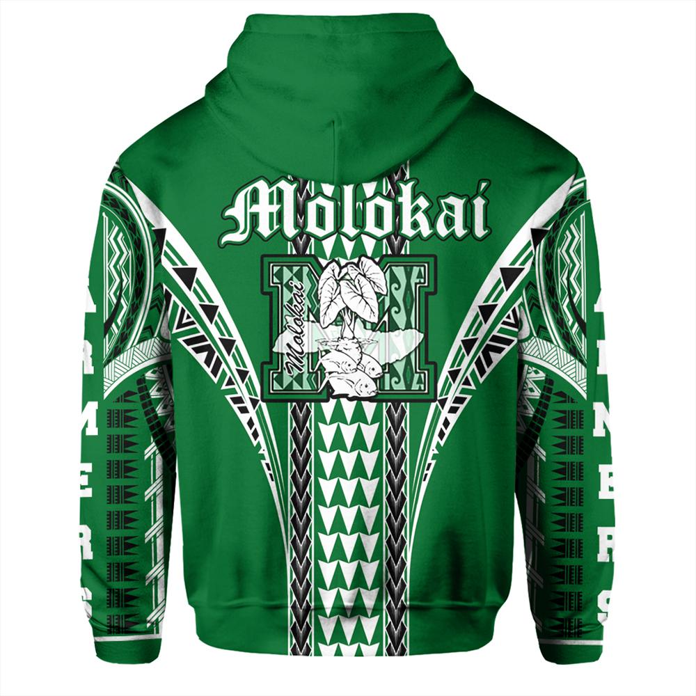 Hawaii Hoodie Molokai High Zip Hoodie - Polynesian Pride