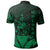 Hawaiian King Kanaka Map Polynesian Molokai Polo Shirt Green Hala Style - Polynesian Pride