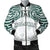 hawaiiMen's Bomber Jacket - Kanaka Molokai High School Men's Bomber Jacket Demodern Style AH White - Polynesian Pride