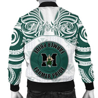 hawaiiMen's Bomber Jacket - Kanaka Molokai High School Men's Bomber Jacket Demodern Style AH - Polynesian Pride