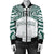 Hawaii Bomber Jacket - Kanaka Molokai High School Women's Bomber Jacket Demodern Style AH White - Polynesian Pride