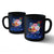 Hawaii Couple Manta Ray Plumeria Hibiscus Tropical Polynesian Mug - AH Mug 11oz Black - Polynesian Pride