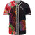 Nauru Baseball Shirt - Tropical Hippie Style Unisex Black - Polynesian Pride