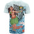 Nauru T Shirt Polynesian Girls With Shark - Polynesian Pride