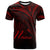 Nauru T Shirt Red Color Cross Style Unisex Black - Polynesian Pride