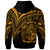 Nauru Hoodie Gold Color Cross Style - Polynesian Pride