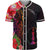 New Caledonia Baseball Shirt - Tropical Hippie Style Unisex Black - Polynesian Pride