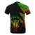 Niue Custom T Shirt Polynesian Pattern Reggae Style - Polynesian Pride